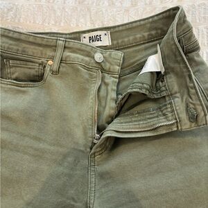 PAIGE Anessa high waist crop wide leg jean